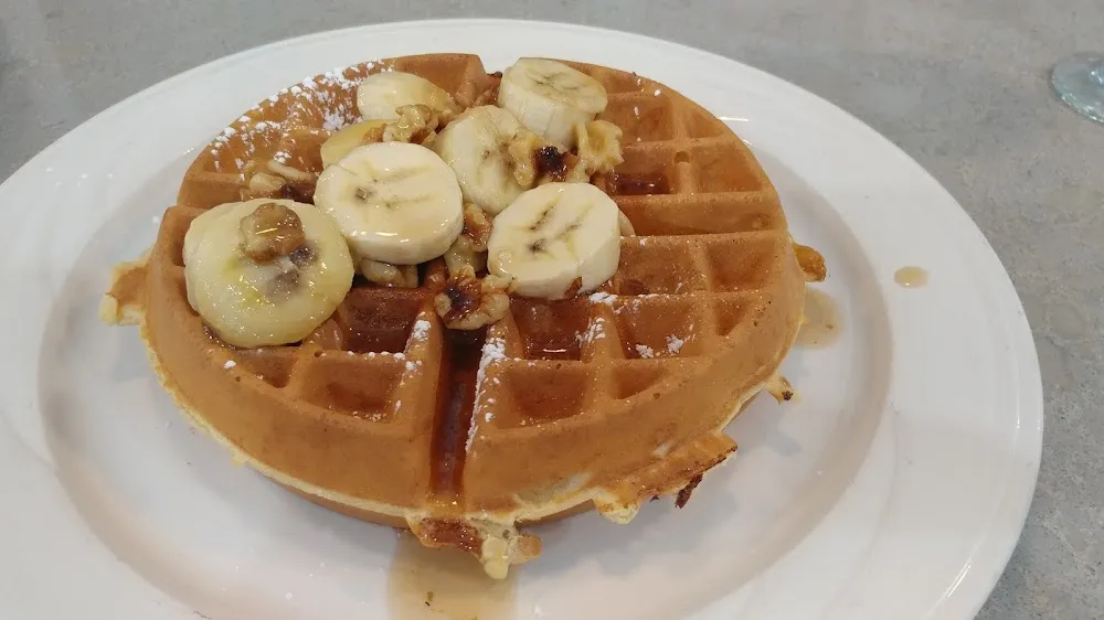 Bananas Foster Waffle